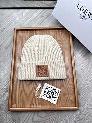 Fortok Loewe Anagram Beanie Black/ White / Beige / Grey - 3
