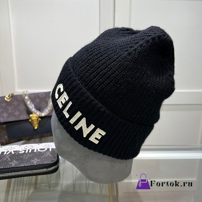 Fortok Celine Knitted Hat Black / Grey - 1