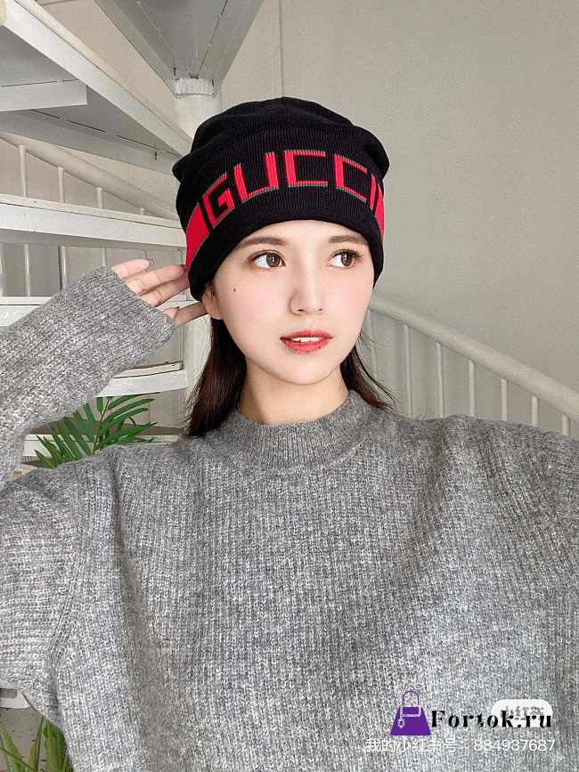 Fortok Gucci Beanie Black / Blue - 1