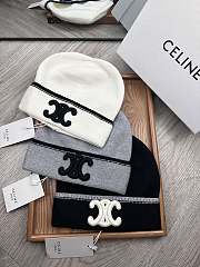 Fortok Celine Beanie Black / White / Grey - 1