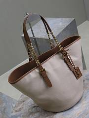 Fortok Saint Laurent Lauren Cabas Bag In Natural 791303 47×30×25cm - 3