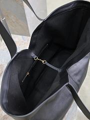 Fortok Saint Laurent Shopping Bag Black 817602 50×33×16cm - 6