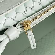 Fortok Bottega Veneta Crossbody Patti Handbag White 19x26x11cm - 4