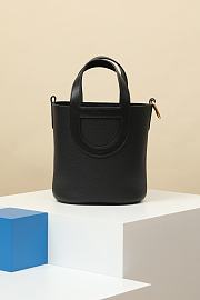 Fortok Hermes Picotin Bag Black CLB18 18x12.5x22cm - 1