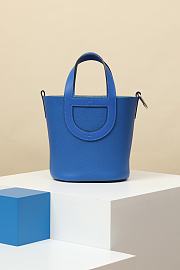 Fortok Hermes Picotin Bag Blue CLB18 18x12.5x22cm - 1