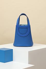 Fortok Hermes Picotin Bag Blue CLB18 18x12.5x22cm - 5