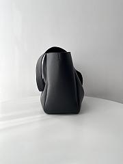 Fortok Saint Laurent LE 5 À 7 Bea Tote Bag In Black Grained Leather 763435 50x28x18cm - 2