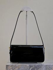 Fortok Dior Miss Flap Bag Black Patent Calfskin 22x11x6cm - 6