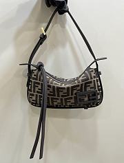 Fortok Fendi Simply Shoulder Bag Brown 8662 22x4x12cm - 1