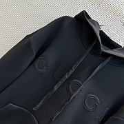 Fortok Gucci 23 Hooded Embroidered Badge Sweatshirt Black - 2