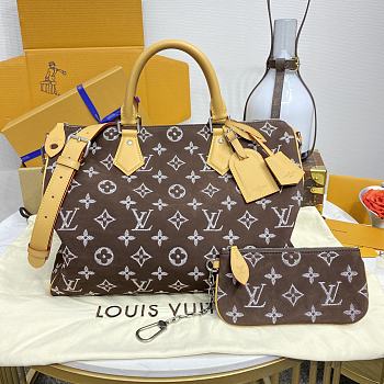 Fortok Louis Vuitton Speedy P9 Bandoulière 40 Bag Dark Brown 40x26x23cm