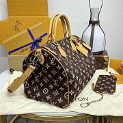 Fortok Louis Vuitton Speedy P9 Bandoulière 40 Bag Dark Brown 40x26x23cm - 3