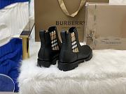 Fortok Burberry Vintage Leather Chelsea Boots Black - 4