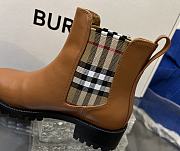 Fortok Burberry Vintage Leather Chelsea Boots Brown - 4