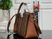 Fortok Louis Vuitton Soufflot BB Monogram Canvas Bag Brown M44816 35x23x14cm   - 3