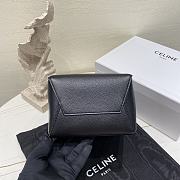 Fortok Celine Shoulder Sangle Bucket Bag Black Leather 189303 18x25x12cm - 4