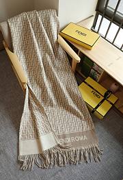 Fortok Fendi Roman Cape Beige 140x140cm - 4