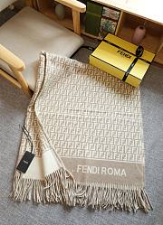 Fortok Fendi Roman Cape Beige 140x140cm - 2