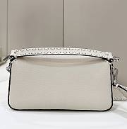 Fortok Fendi Baguette White Bag 8610 28x6.5x15cm - 3