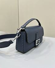 Fortok Fendi Baguette Black Bag 8610 28x6.5x15cm - 4