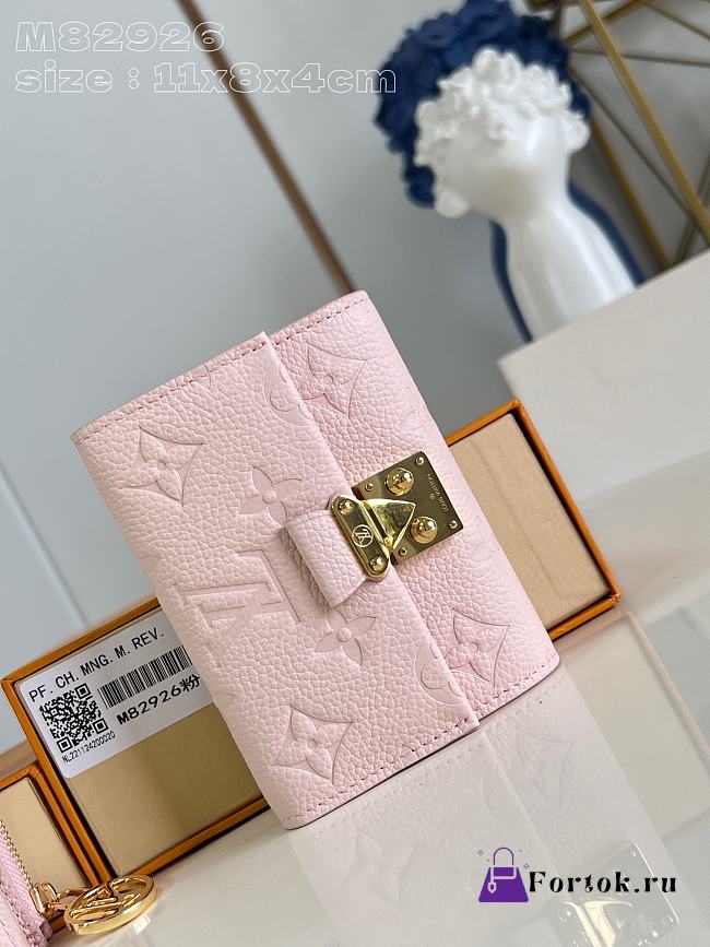 Fortok Louis Vuitton Pochette Metis Compact Wallet Pink M82926 11.5x8.5x4cm - 1