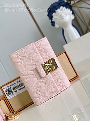 Fortok Louis Vuitton Pochette Metis Compact Wallet Pink M82926 11.5x8.5x4cm - 1