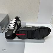 Fortok Prada Prada America's Cup Biker Fabric Sneakers Black - 2