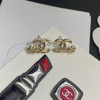 Fortok Chanel Camellia Letter Earrings