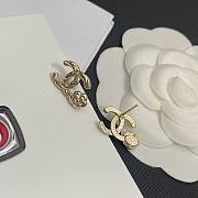 Fortok Chanel Camellia Letter Earrings - 5
