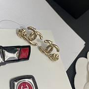 Fortok Chanel Camellia Letter Earrings - 4