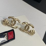 Fortok Chanel Camellia Letter Earrings - 3