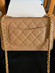 Fortok Chanel Handle Bag Beige A96068 17cm - 6