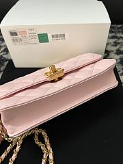 Fortok Chanel Handle Bag Light Pink A96068 17cm - 5