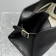 Fortok The Row Margaux EQ Clutch Black 43x20x24cm - 2