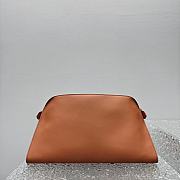 Fortok The Row Margaux EQ Clutch Brown 43x20x24cm - 1