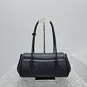 Fortok Miu Miu 24SS Baguette Bag Black 28.5x8x17cm - 6