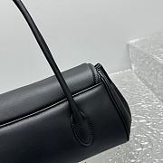 Fortok Miu Miu 24SS Baguette Bag Black 28.5x8x17cm - 4