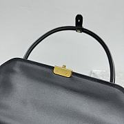 Fortok Miu Miu 24SS Baguette Bag Black 28.5x8x17cm - 3