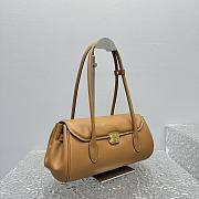 Fortok Miu Miu 24SS Baguette Bag Brown 28.5x8x17cm - 6