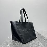 Fortok Alexander Wang Punch Wax Tote Bag Black 32x23x24cm - 6