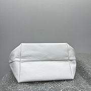 Fortok Alexander Wang Punch Wax Tote Bag White 32x23x24cm - 4