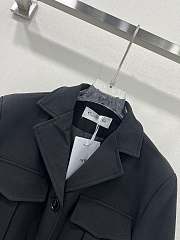 Fortok Dior Belt Jacket Black  - 6