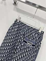 Fortok Dior Classic Miss Dior Letter Logo Pants - 2