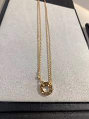 Fortok Cartier Love Necklace 2 Diamond Gold / Rose Gold / Silver - 1
