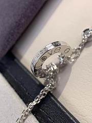 Fortok Cartier Love Necklace 2 Diamond Gold / Rose Gold / Silver - 4