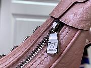 Fortok Louis Vuitton Loop PM Bag Pink Ostrich Leather N85900 23x13x6cm - 2