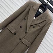 Fortok Celine Wool Double Breasted Long Coat  - 6