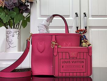 Fortok Louis Vuitton Neverfull Bandoulière Inside Out BB Bag Pink M12106 24x14x9cm