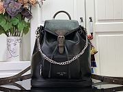 Fortok Louis Vuitton Montsouris PM Backpack Black M12587 28x30x18cm - 1