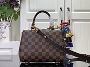 Fortok Louis Vuitton Cluny Damier Ebene Canvas Bag Brown N00097 20x16x7.5cm - 4